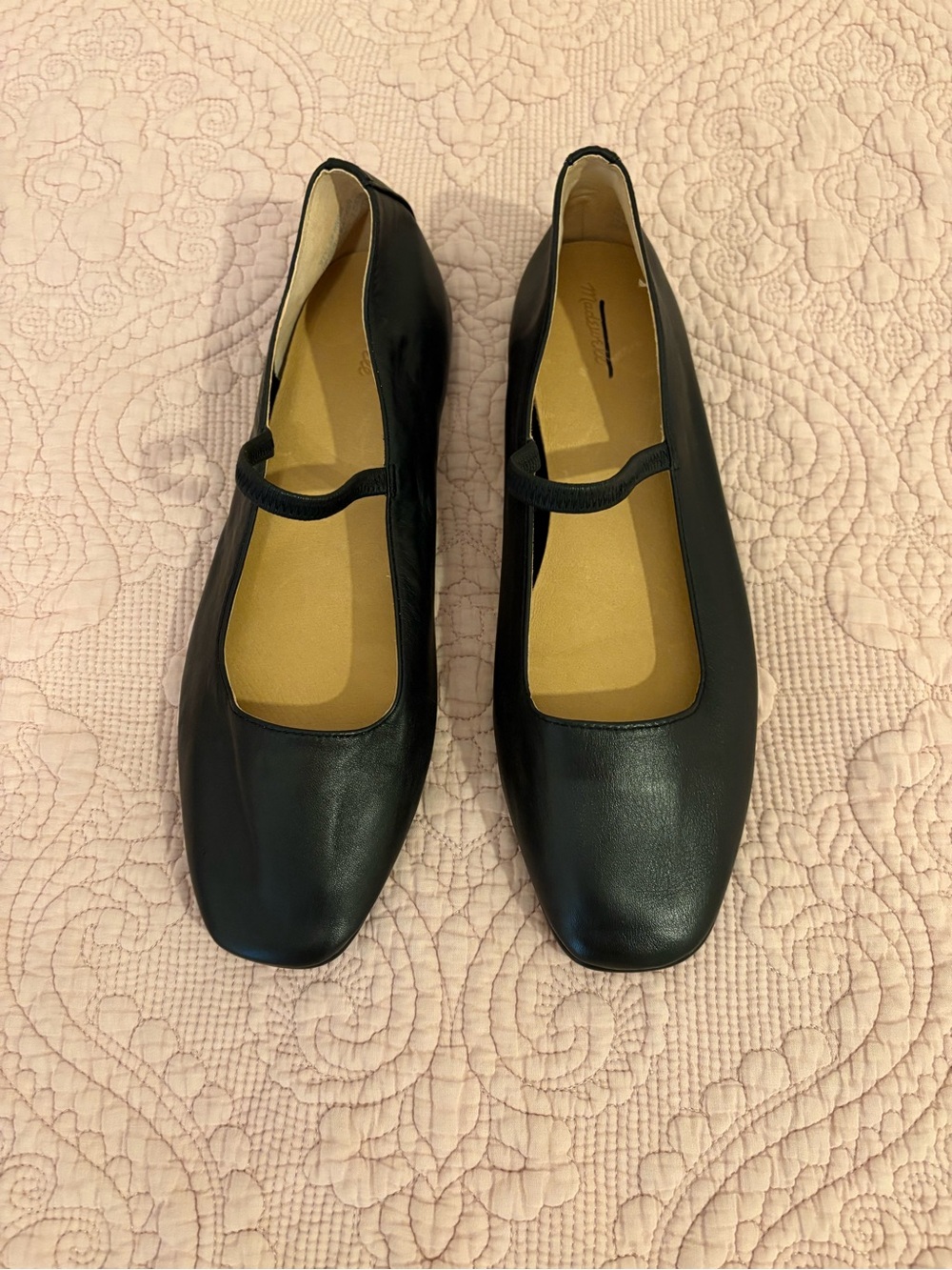 Madewell Greta Black Mary Jane Ballet Flats Leather - Picture 2 of 6